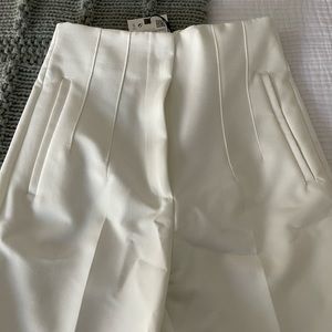 ZARA women XS white slack pants